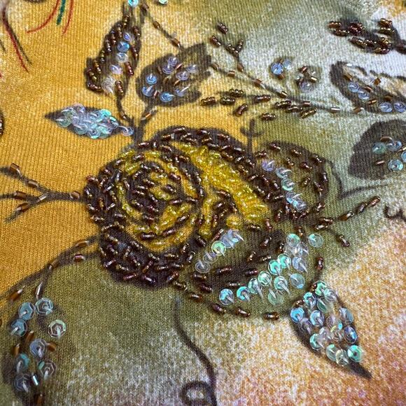 Y2k Ciao La Bella multicolored long sleeve with embellishments. - Picture 6 of 8